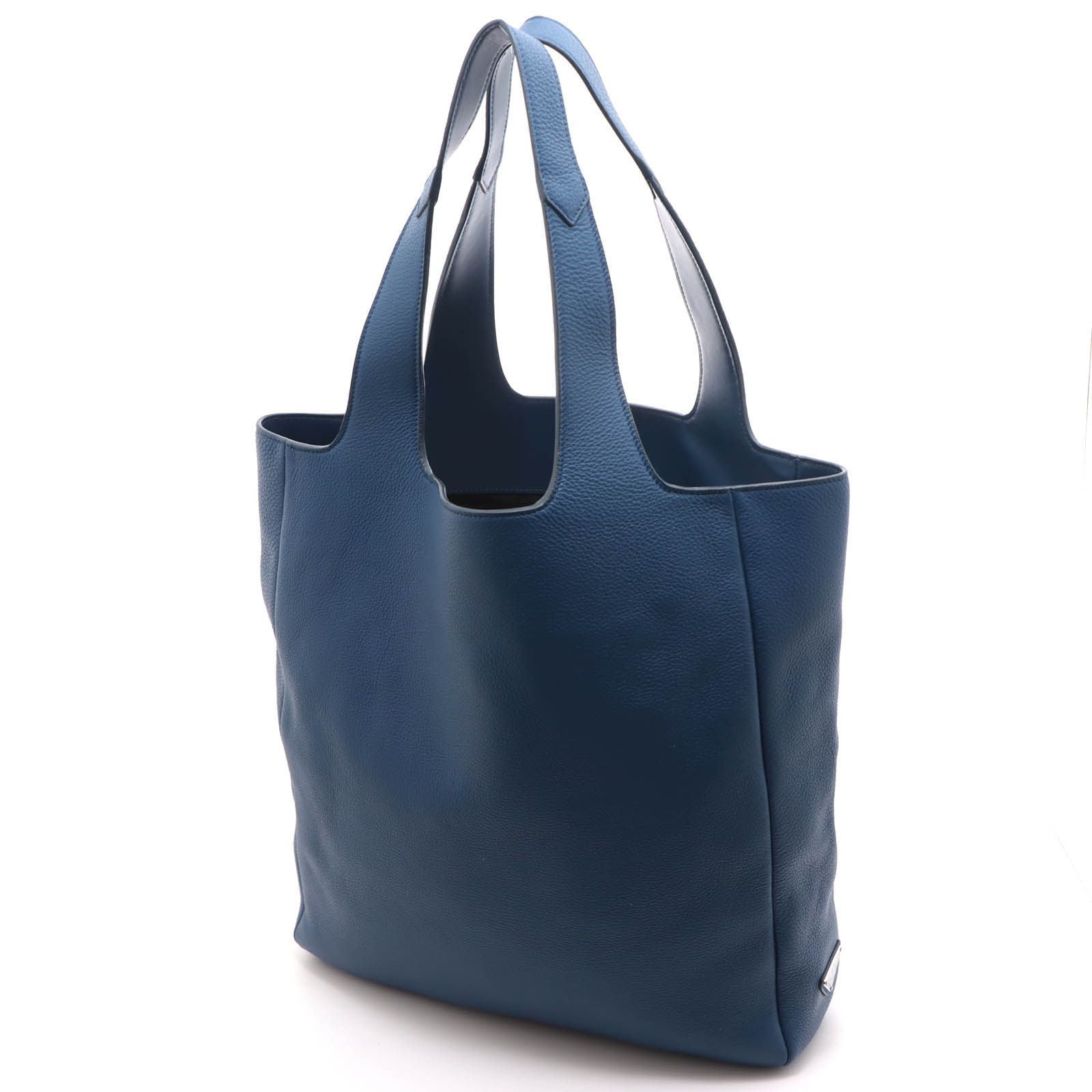 Prada Tote Navy Leather — view 2