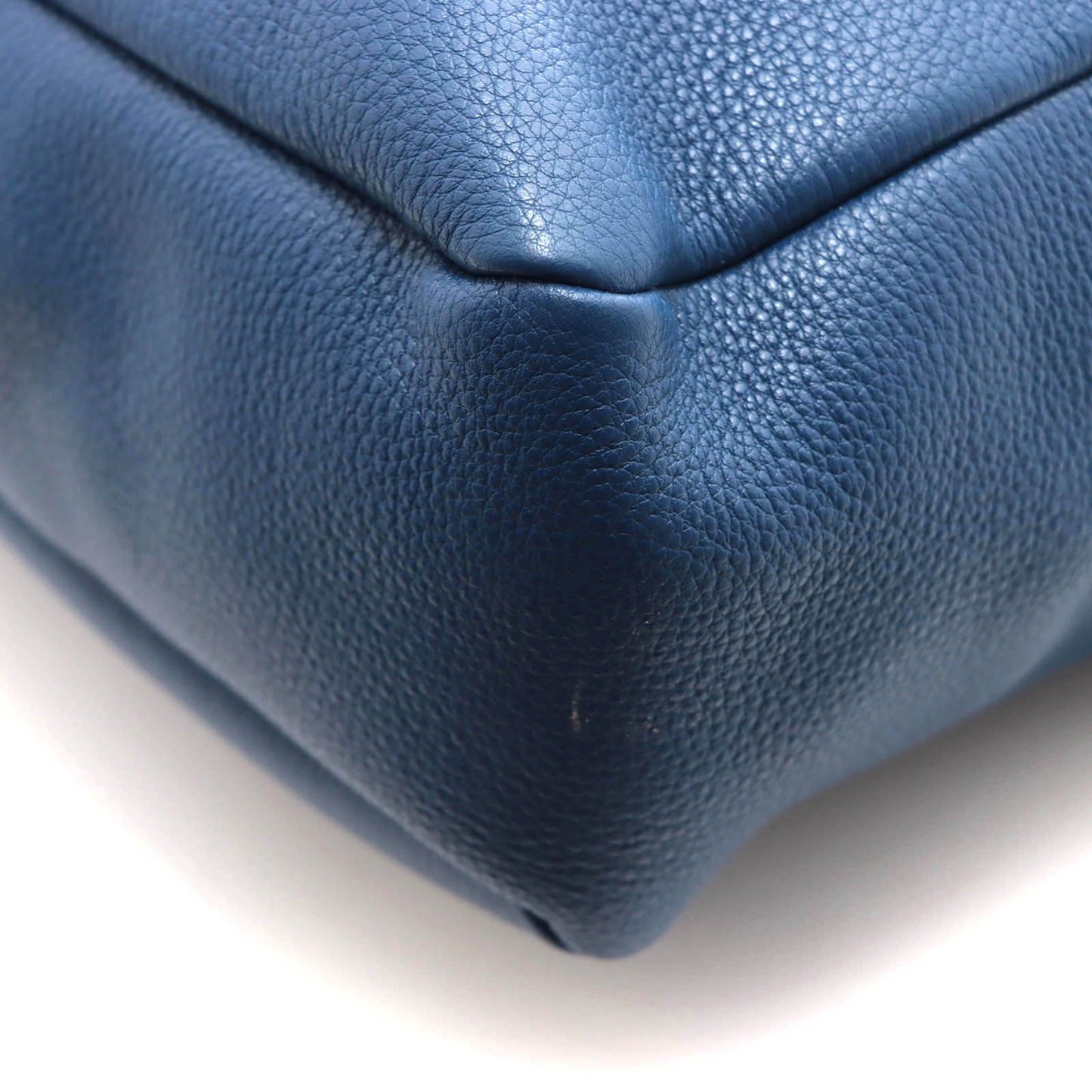 Prada Tote Navy Leather — view 8