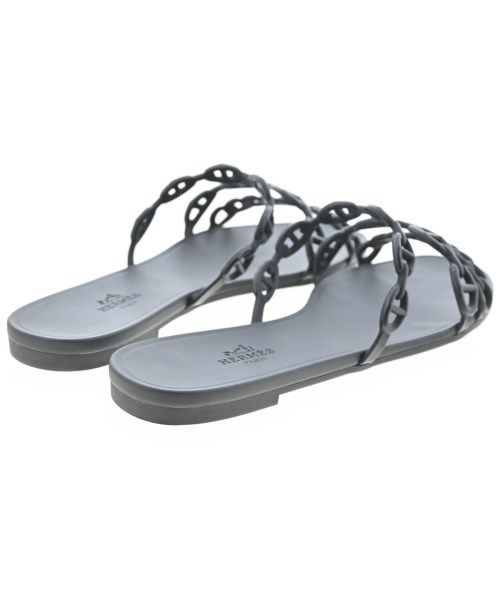 Hermes Sandals Black — view 2