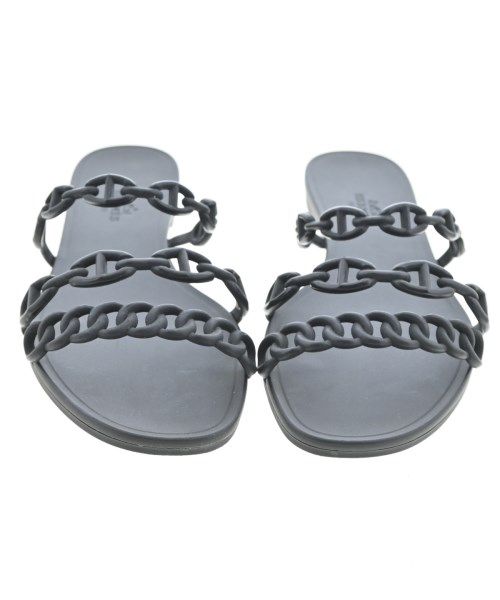 Hermes Sandals Black — view 5