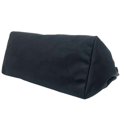 Hermes Herbag GM Toile Officier Leather Boston Bag Black — view 8