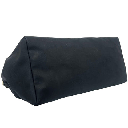 Hermes Herbag GM Toile Officier Leather Boston Bag Black — view 7