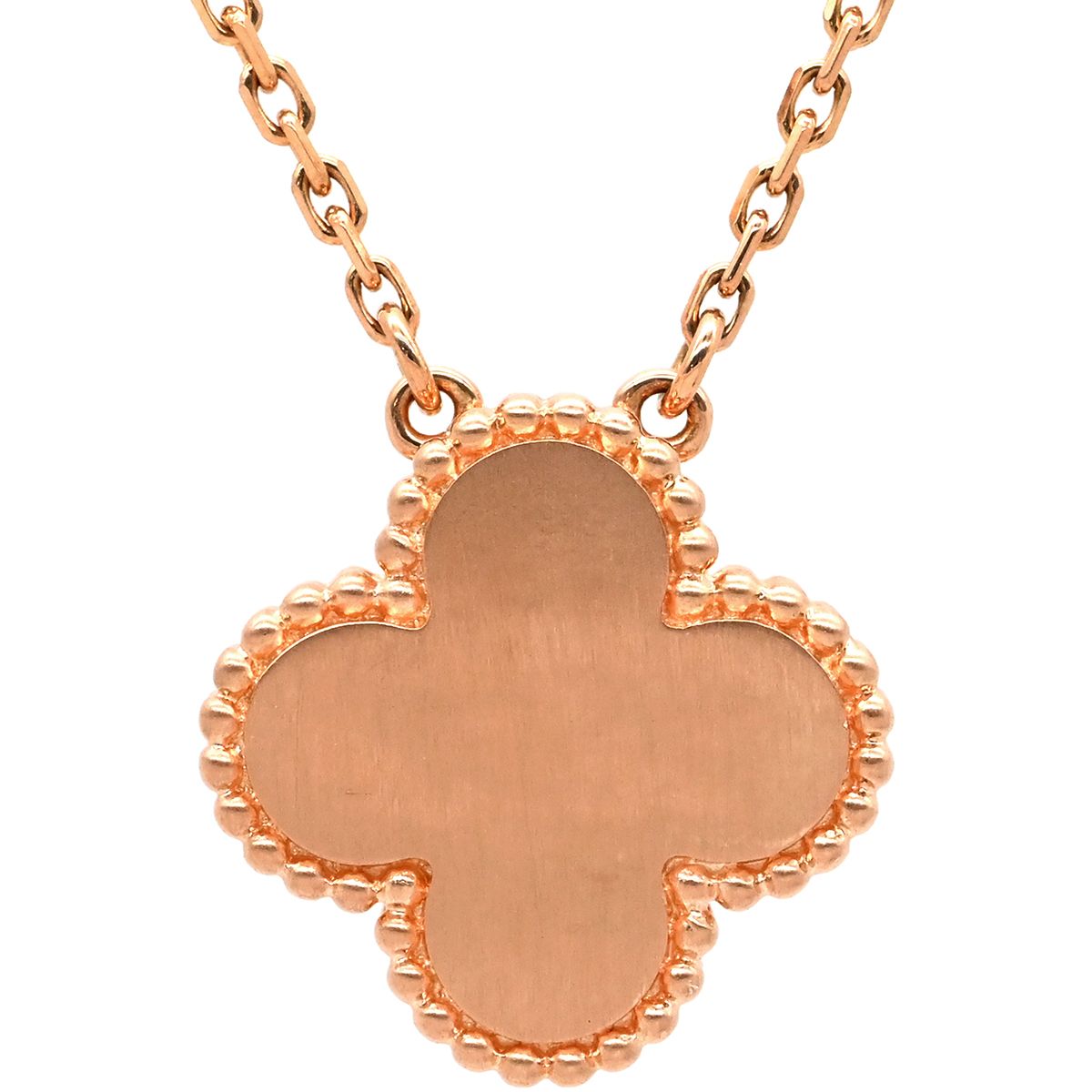 Van Cleef & Arpels Necklace Vintage Alhambra Pink Rose Gold PG Limited Edition — view 2
