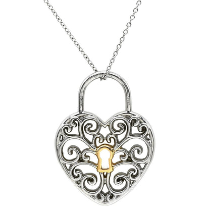 Tiffany & Co Necklace Enchant Heart Diamond Pendant Platinum Silver Rose Gold — view 2
