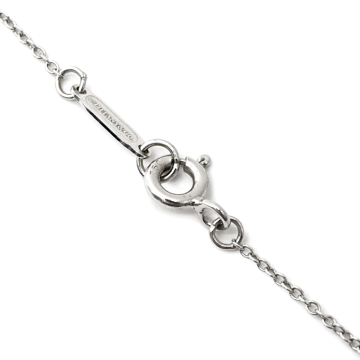 Tiffany & Co Necklace Enchant Heart Diamond Pendant Platinum Silver Rose Gold — view 4