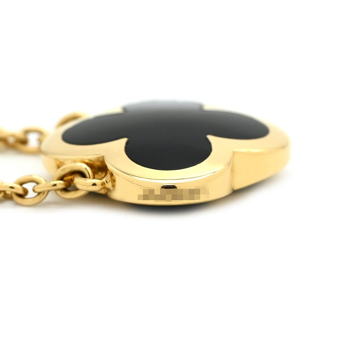 Van Cleef & Arpels Necklace Alhambra Black Yellow Gold 18 — view 6