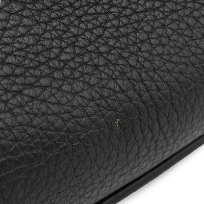 Louis Vuitton Shoulder Bag Lowkey Grain Calf Leather Black Gold Padlock Motif — view 7