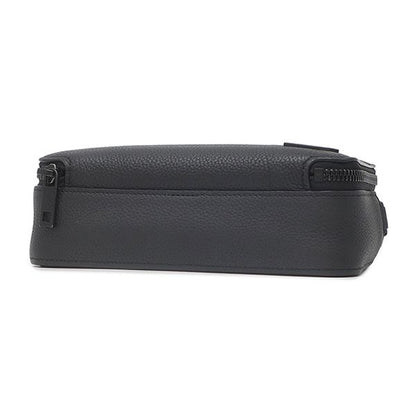 Louis Vuitton Shoulder Bag Alpha Wearable Wallet Leather Grain Calf Noir Black — view 3