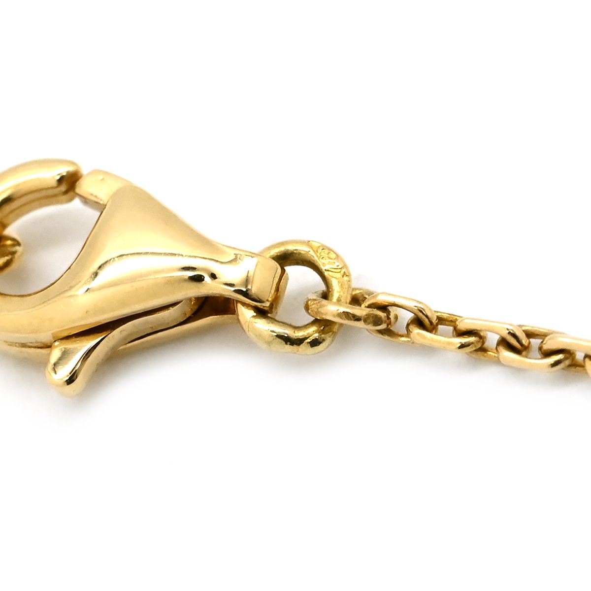 Van Cleef & Arpels Necklace Vintage Alhambra Pendant Pearl White Yellow Gold YG — view 4