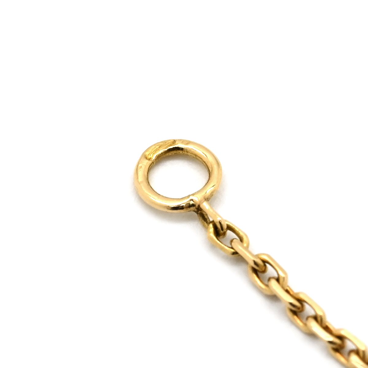 Van Cleef & Arpels Necklace Vintage Alhambra Pendant Pearl White Yellow Gold YG — view 5
