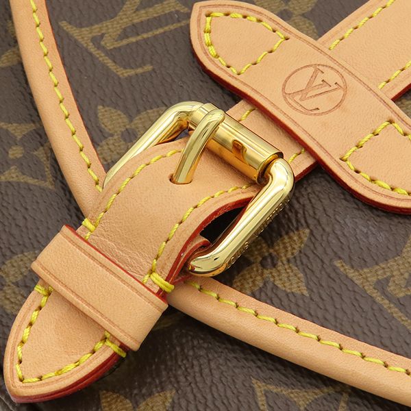 Louis Vuitton 2-Way Bag Saumur BB Monogram Canvas Gold Brown — view 5