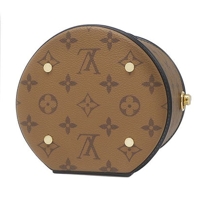 Louis Vuitton 2-Way Bag Cannes Monogram Canvas Reverse Gold Brown Handbag — view 3