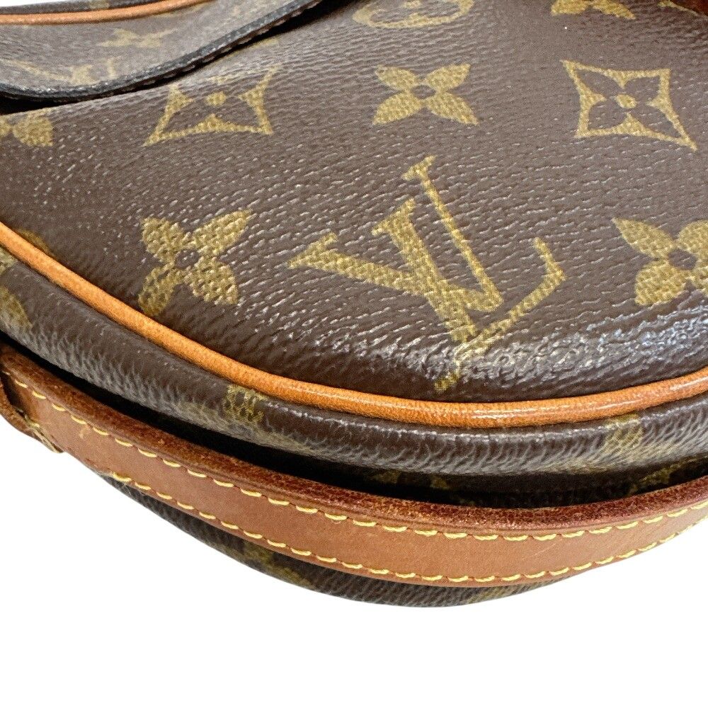 Louis Vuitton Jeune Fille PM Monogram Leather Shoulder Bag Brown — view 3