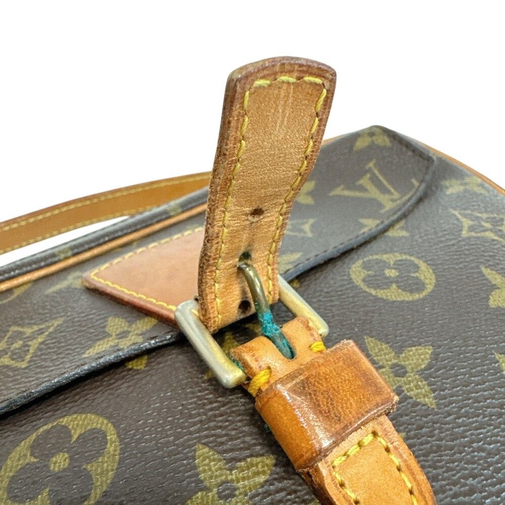 Louis Vuitton Jeune Fille PM Monogram Leather Shoulder Bag Brown — view 5