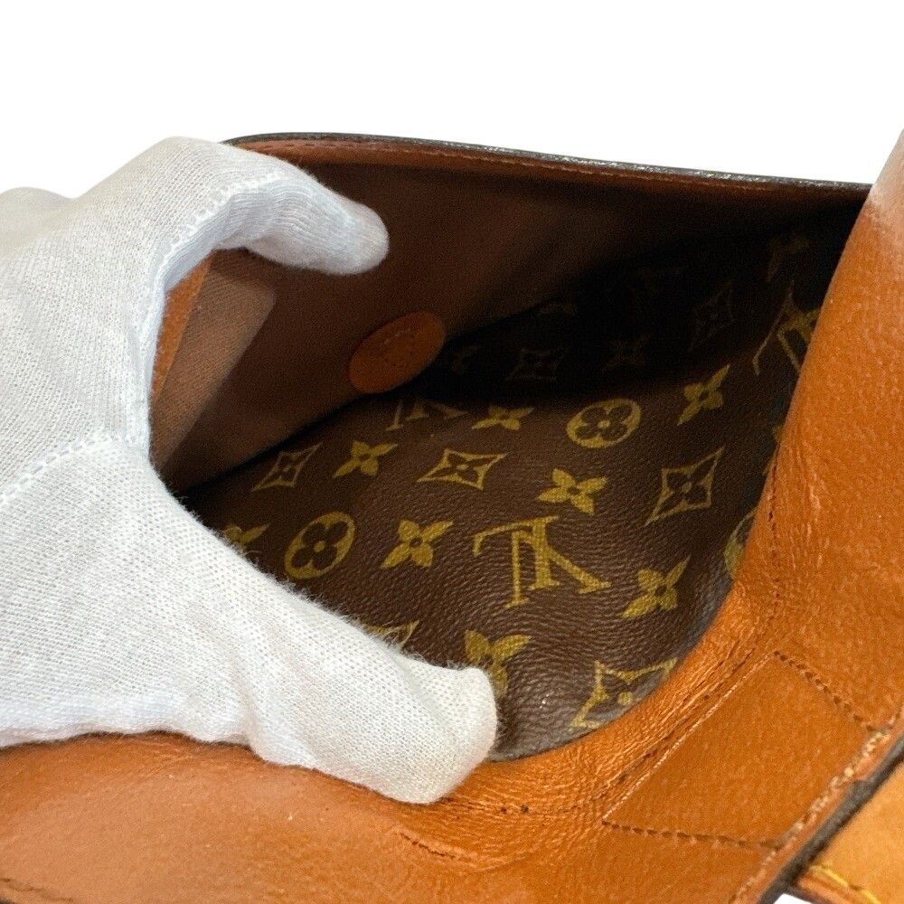 Louis Vuitton Jeune Fille PM Monogram Leather Shoulder Bag Brown — view 7