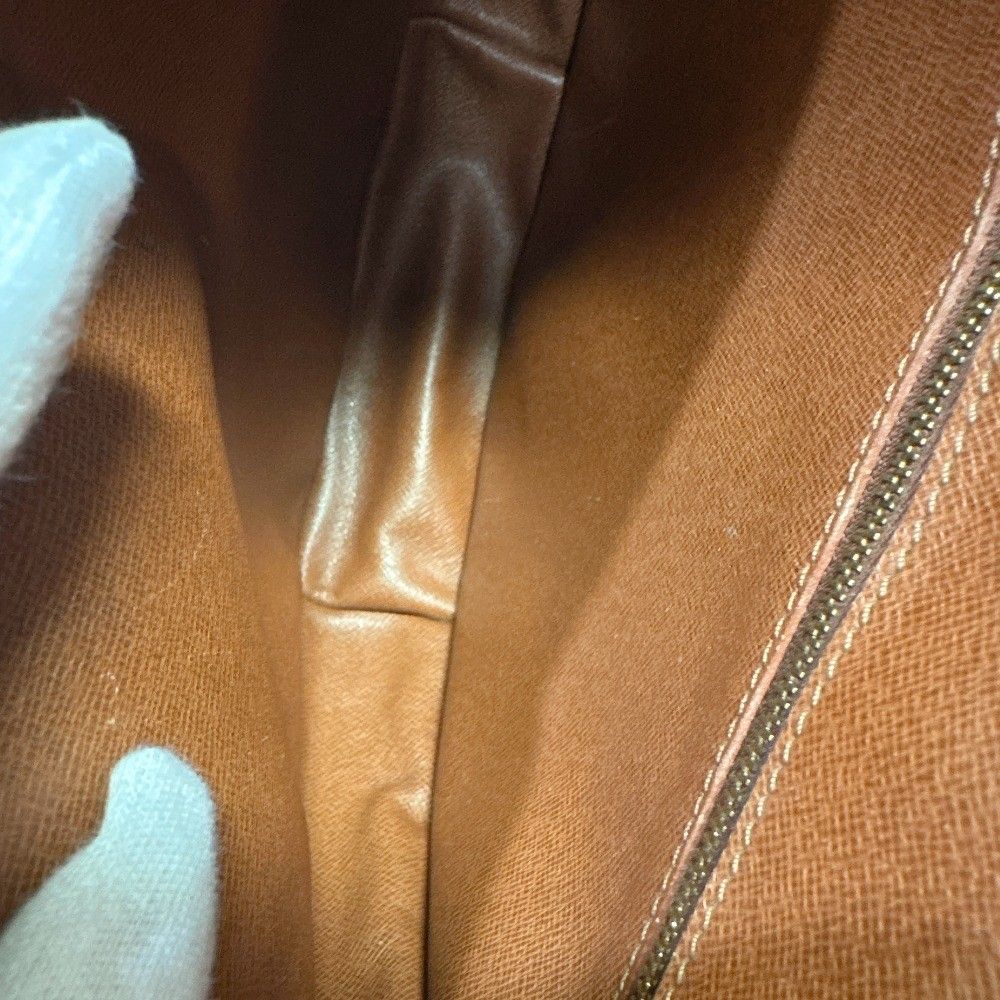 Louis Vuitton Chantilly GM Monogram Shoulder Bag Crossbody Brown — view 7