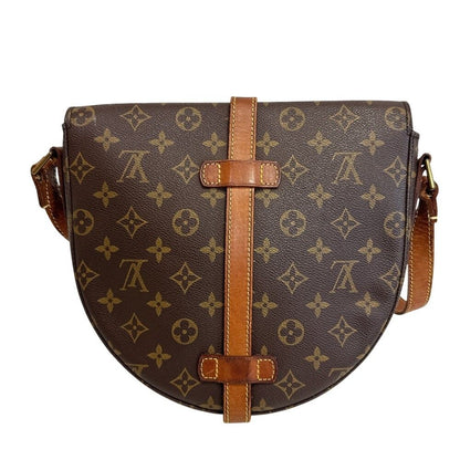 Louis Vuitton Chantilly GM Monogram Shoulder Bag Crossbody Brown