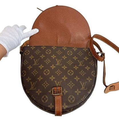 Louis Vuitton Chantilly GM Monogram Shoulder Bag Crossbody Brown — view 5