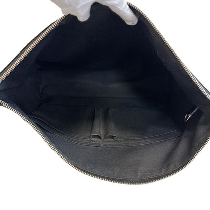 Louis Vuitton Mick MM Damier Leather Shoulder Bag Black — view 6