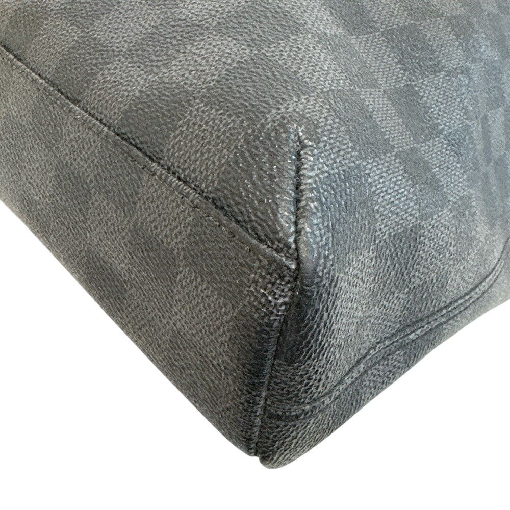 Louis Vuitton Mick MM Damier Leather Shoulder Bag Black — view 4