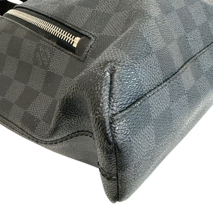 Louis Vuitton Mick MM Damier Leather Shoulder Bag Black — view 3
