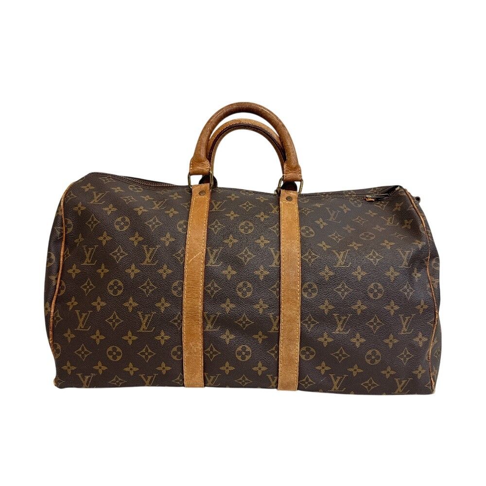 Louis Vuitton Sac Seau Monogram Boston Bag Brown