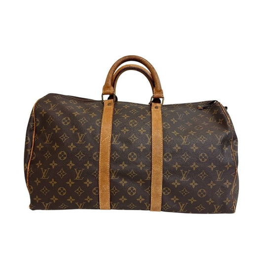 Louis Vuitton Sac Seau Monogram Boston Bag Brown