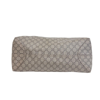 Gucci GG Supreme Tote Leather Brown — view 5