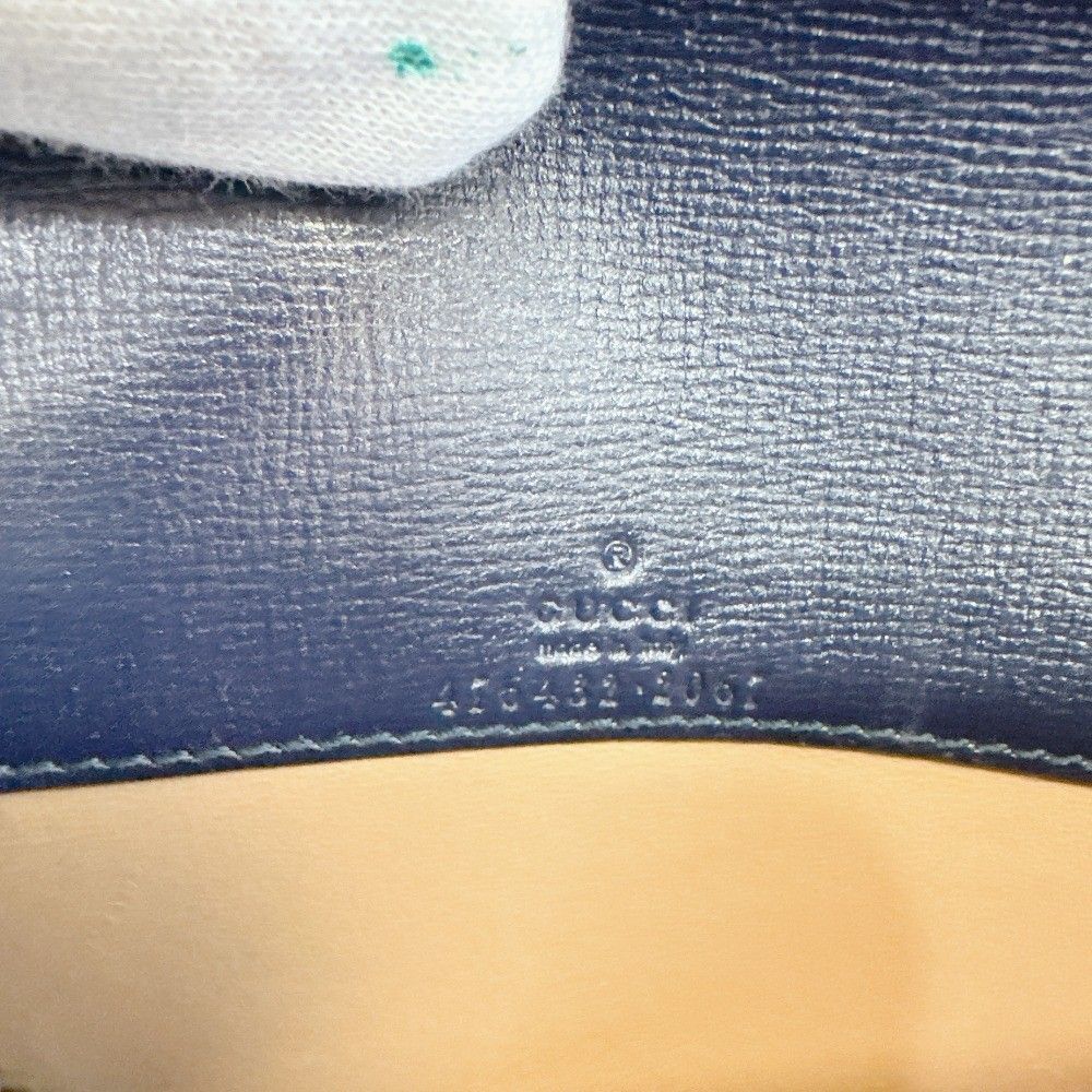 Gucci Dionysus Wool Leather Chain Shoulder Bag Blue — view 7