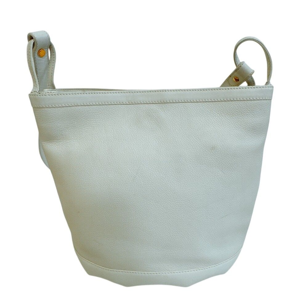 Gucci Bucket Bag Interlocking G Vintage White