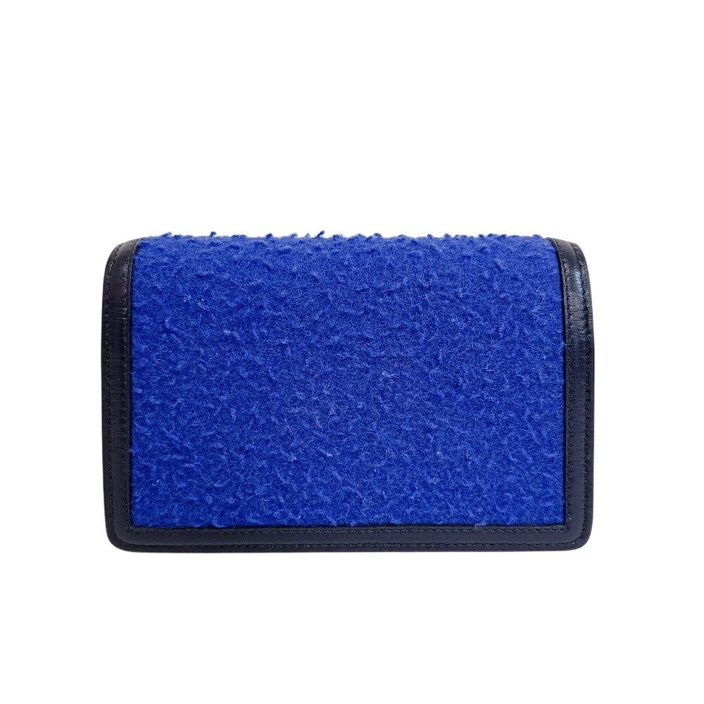Gucci Dionysus Wool Leather Chain Shoulder Bag Blue