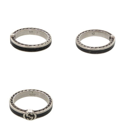 Gucci Interlocking G 925 Sterling Silver Ring — view 4