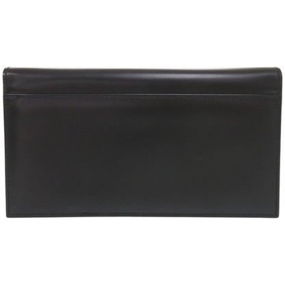 Bvlgari Logo Leather Black 2-Way Shoulder Bag Clutch — view 3