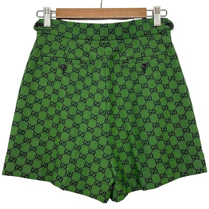 Gucci Shorts S Green Navy GG Pattern 38 — view 2