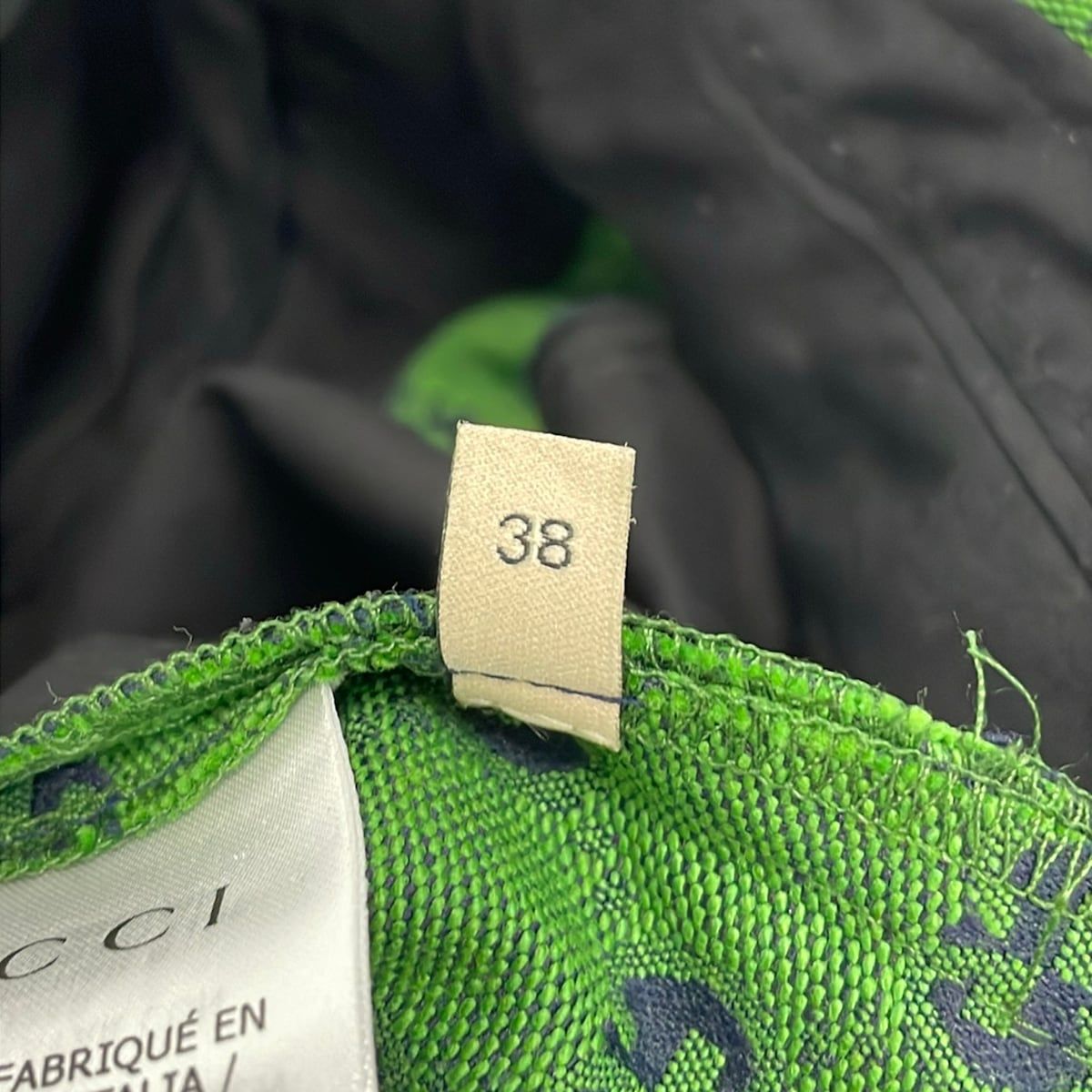 Gucci Shorts S Green Navy GG Pattern 38 — view 4