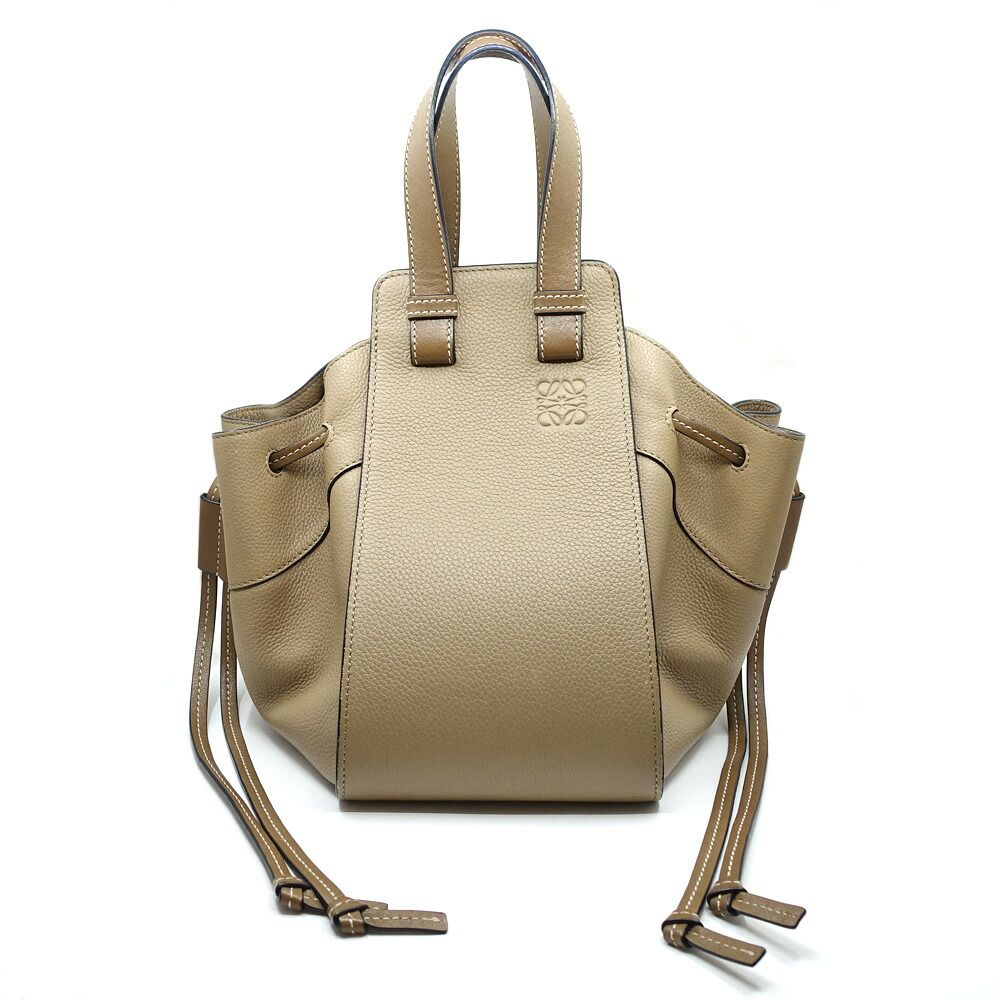 Loewe Hammock Small Greige Two-tone Handbag