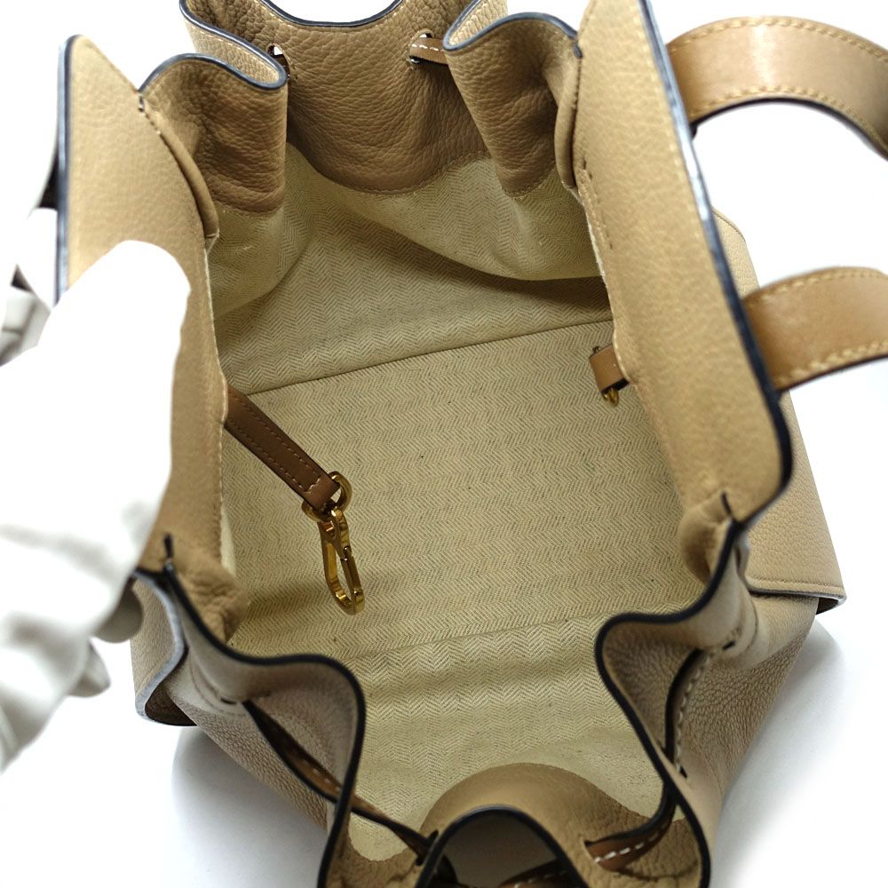 Loewe Hammock Small Greige Two-tone Handbag — view 6