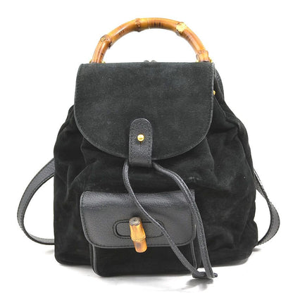 Gucci Backpack Bamboo Black