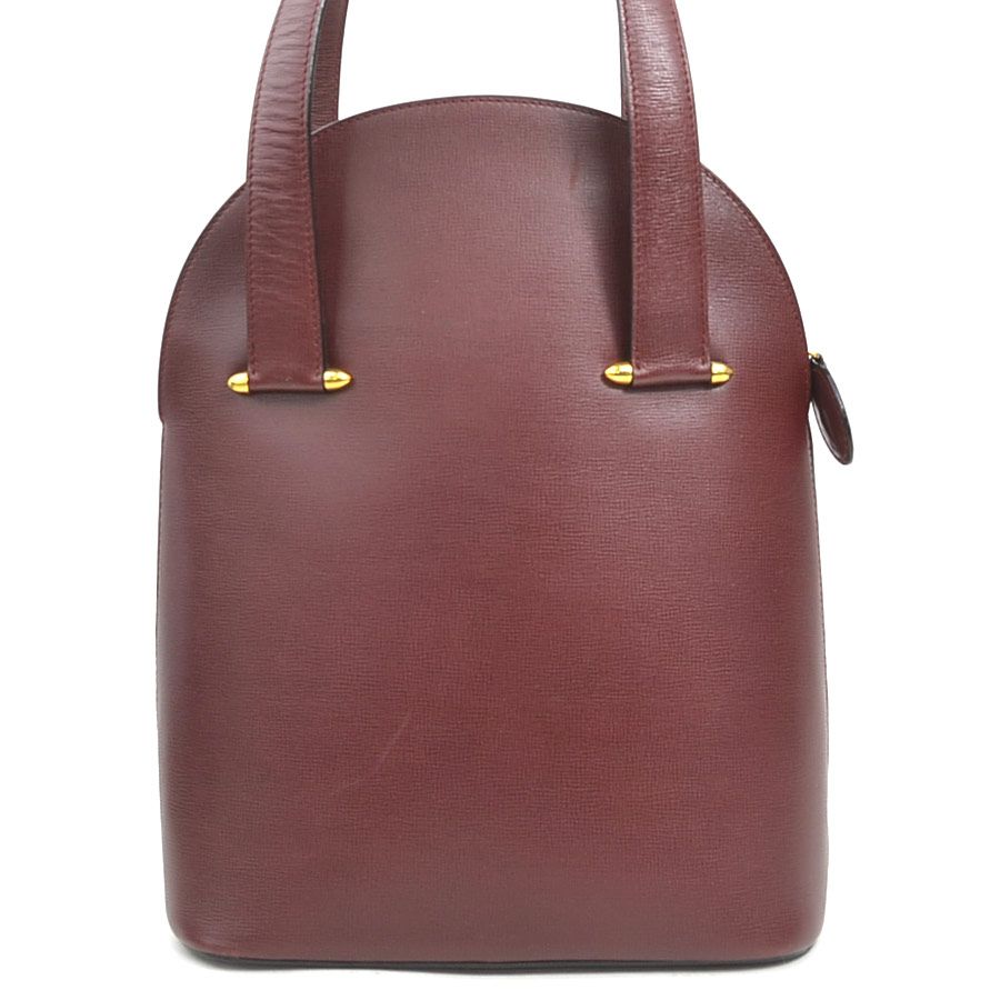 Cartier Handbag Burgundy — view 3