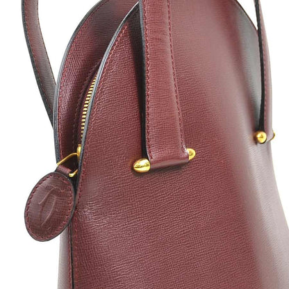 Cartier Handbag Burgundy — view 6
