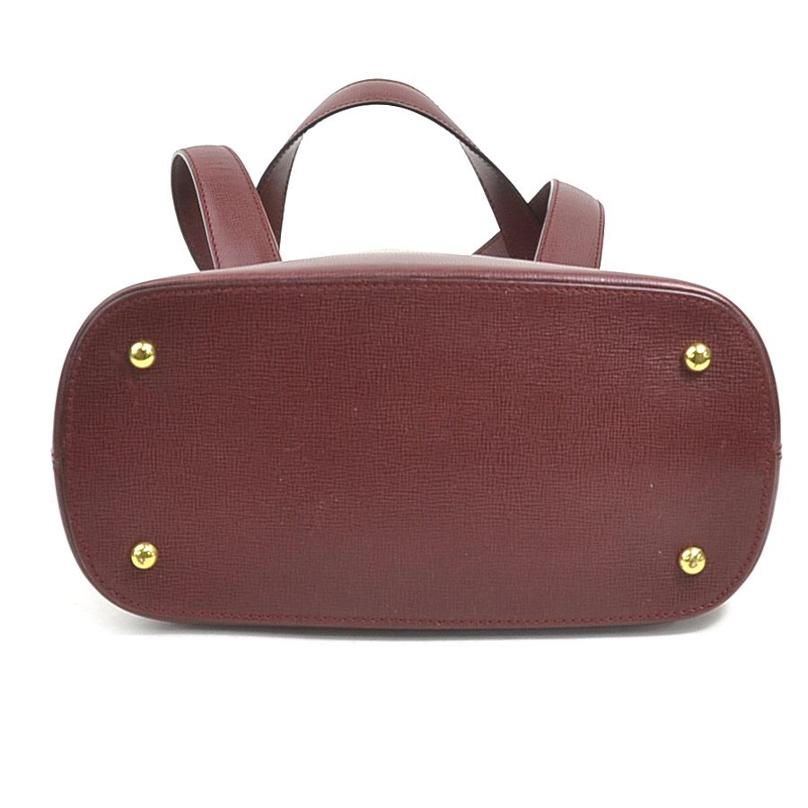 Cartier Handbag Burgundy — view 4
