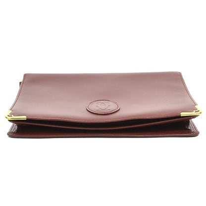Cartier Clutch Burgundy — view 4