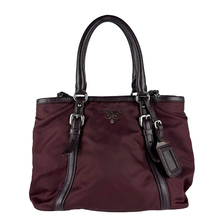 Prada Shoulder Bag Burgundy