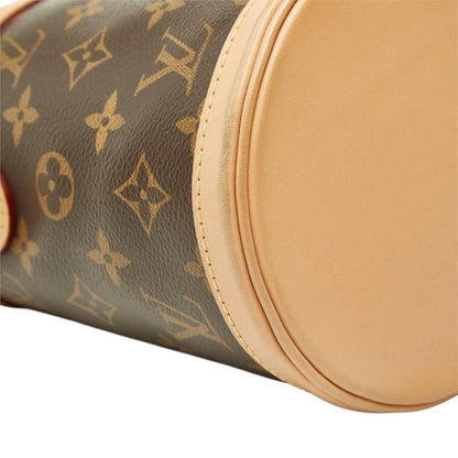 Louis Vuitton Monogram Duffle 2-Way Shoulder Bag Brown Leather — view 5