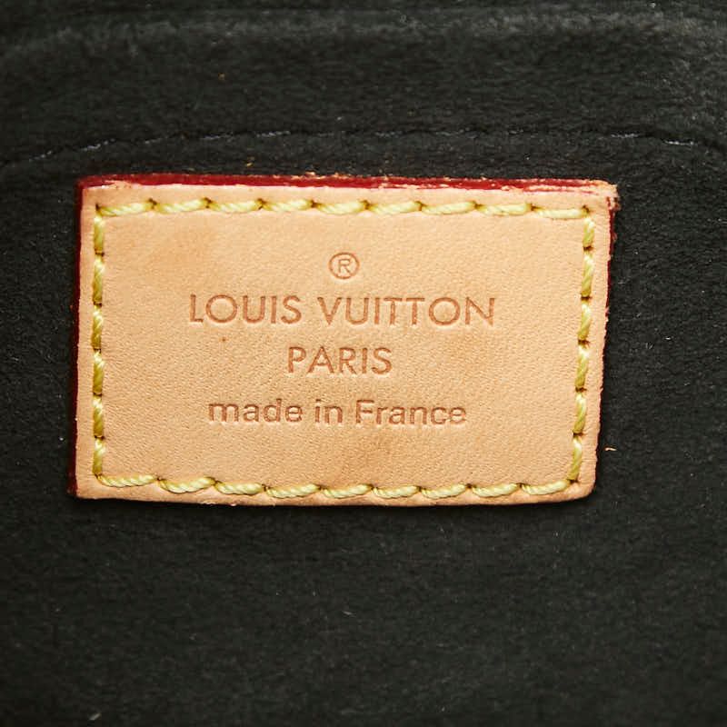 Louis Vuitton Monogram Duffle 2-Way Shoulder Bag Brown Leather — view 7