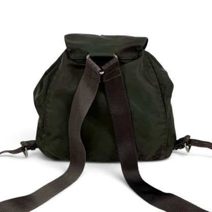 Prada Triangle Logo Backpack Tessuto Nylon — view 3