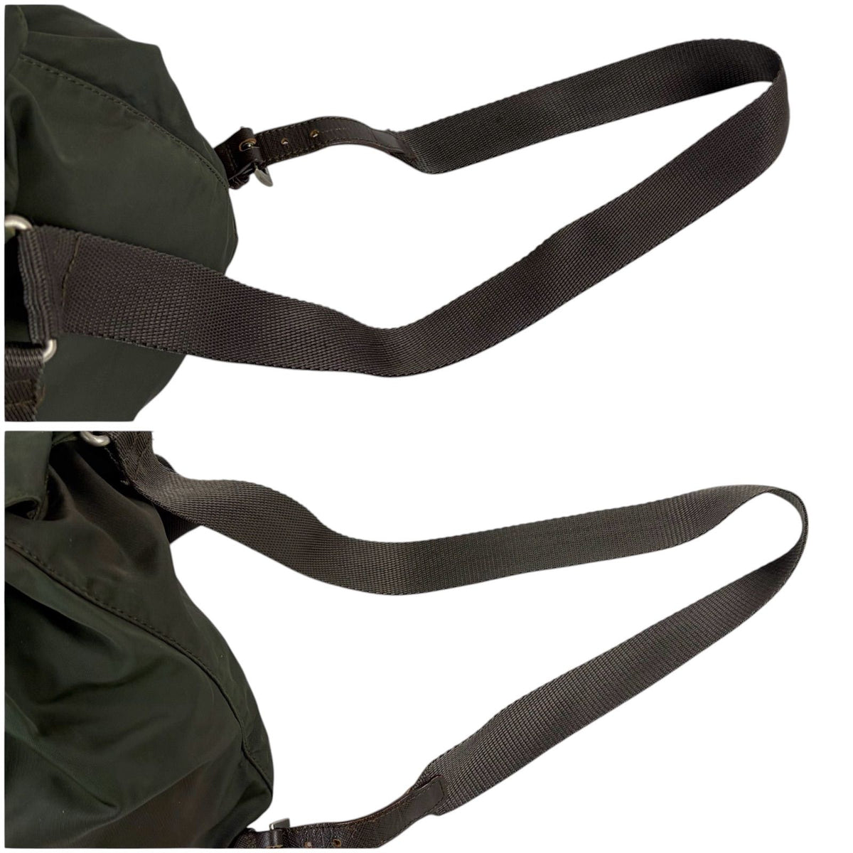 Prada Triangle Logo Backpack Tessuto Nylon — view 8
