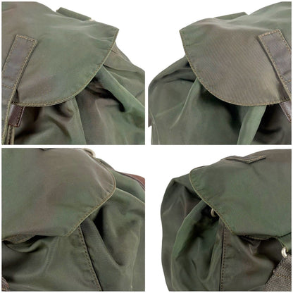 Prada Triangle Logo Backpack Tessuto Nylon — view 6