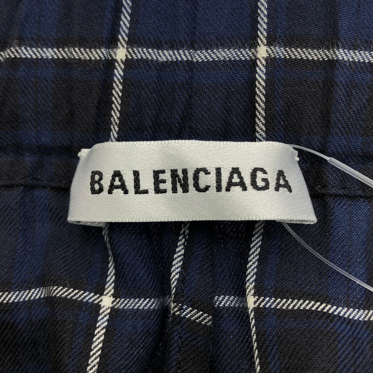 Balenciaga Check Easy Pants Navy 34 — view 3