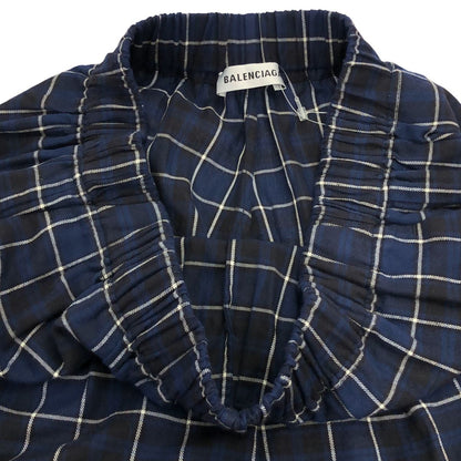 Balenciaga Check Easy Pants Navy 34 — view 4